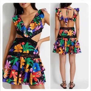 NWT PatBo Aster Cutout Mini Dress